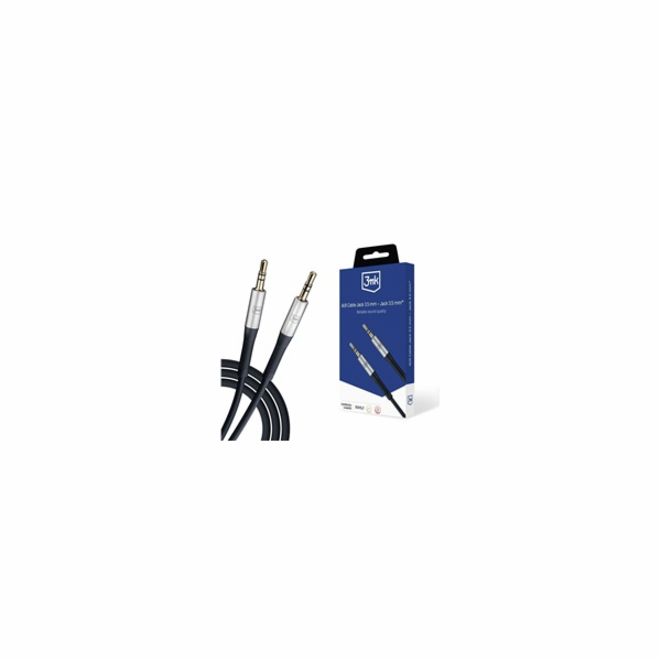 3mk audio kabel - AUX Cable Jack 3,5 mm - Jack 3,5 mm, dé...