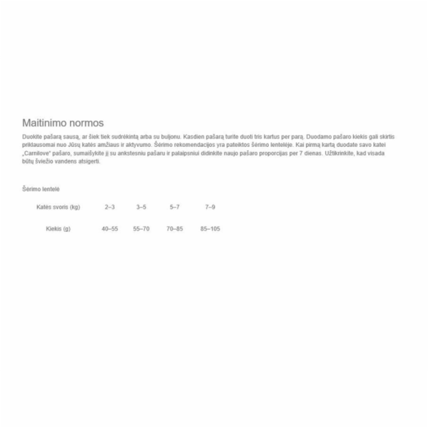 Granule pro kočky Carnilove, 0,4 kg