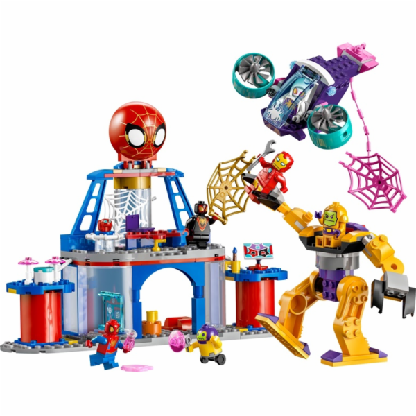Stavebnice Lego Marvel rotující busta s pavoučí sítí
