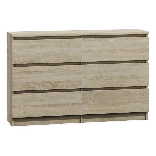 Topeshop M6 120 SON 2X3 komoda dub
