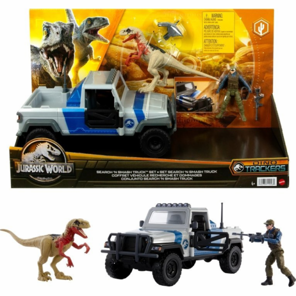 Mattel Jurassic World Figurine Topping Vehicle - Dinoatak...