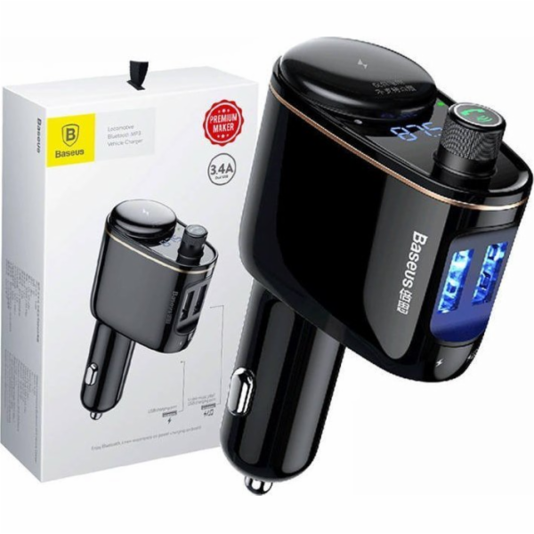 MODULÁTOR AUTO FM BASEUS S-06