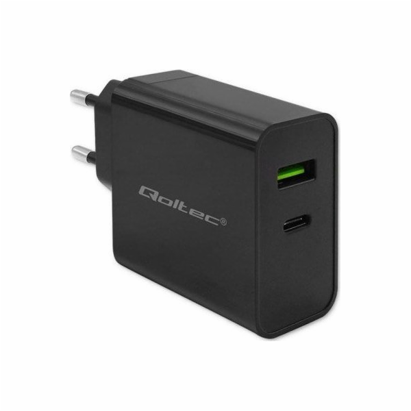 Super rychlá PD nabíječka | 1xUSB-C | 1xUSB | 45W | 5-20V...