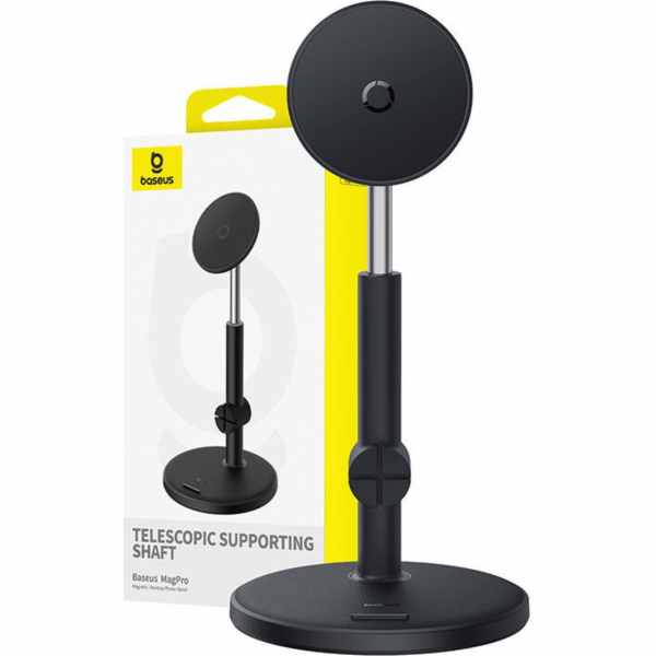 Baseus Otočný držák MagPro Desktop Phone Stand černý