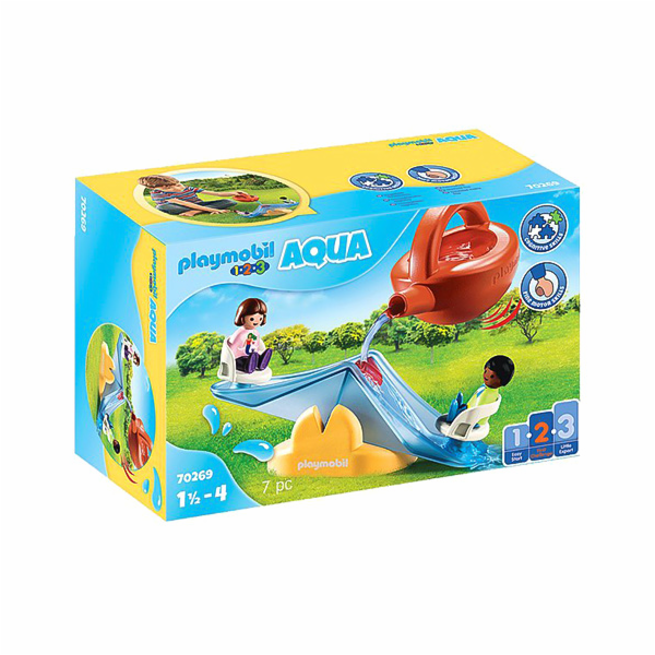 Vodní houpačka s konvičkou Playmobil, 1.2.3, 7 dílků
