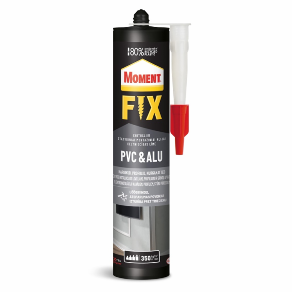 Montážní lepidlo Moment Fix PVC & Aluminium, 440 g