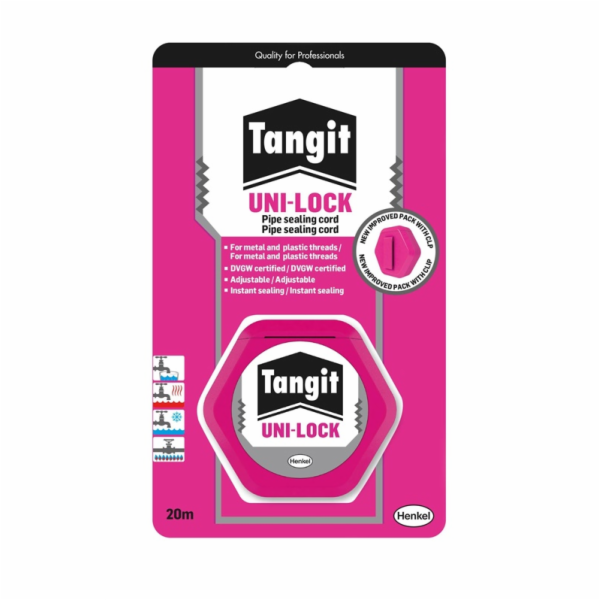 Těsnící závit 20M, Tangit UNI-LOCK
