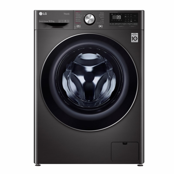Pračka LG F4WV910P2SE, 10,5 kg, černá