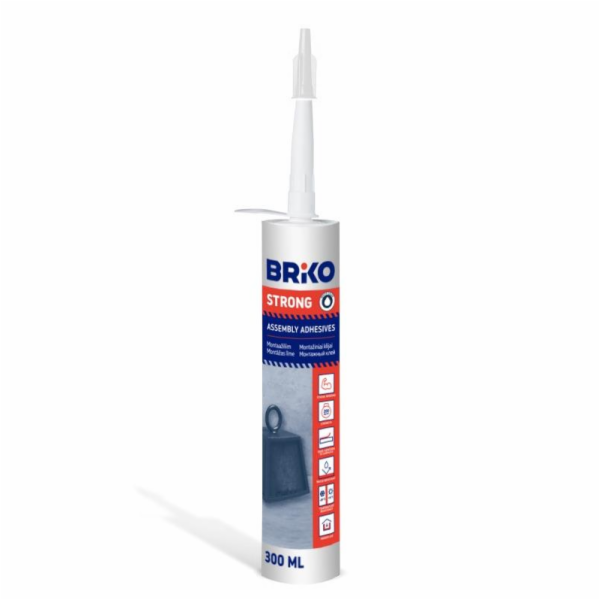 Montážní lepidlo - tekuté hřebíky Strong Briko, 300 ml