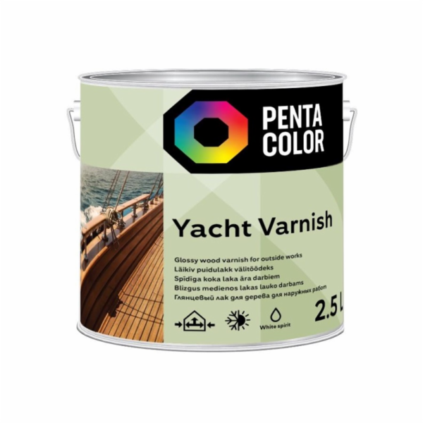 Lak Pentacolor Yacht, lesklý 2,5l