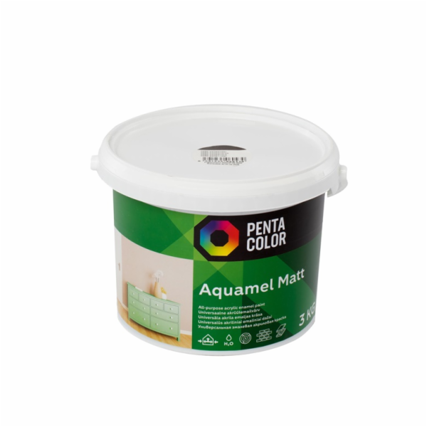 Barva Pentacolor Aquamel, barva palisandr tmavý, 3 kg