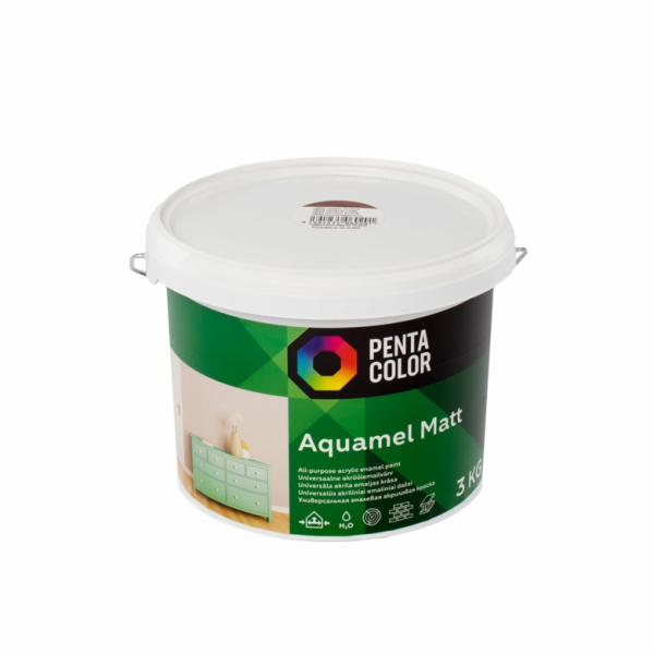Barva Pentacolor Aquamel, červenohnědá, 3 kg