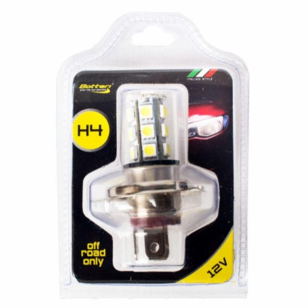 Žárovka LED H4 18SMD 5050 bílá, 1 ks