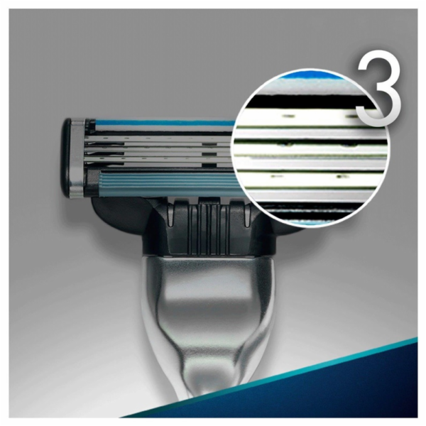 Břitva Gillette Mach3, 2 hlavy.