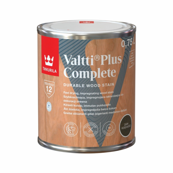 VALTTI PLUS KOMPLETNÍ TMAVÁ RUŽOVÉ DŘEVO 0,75L