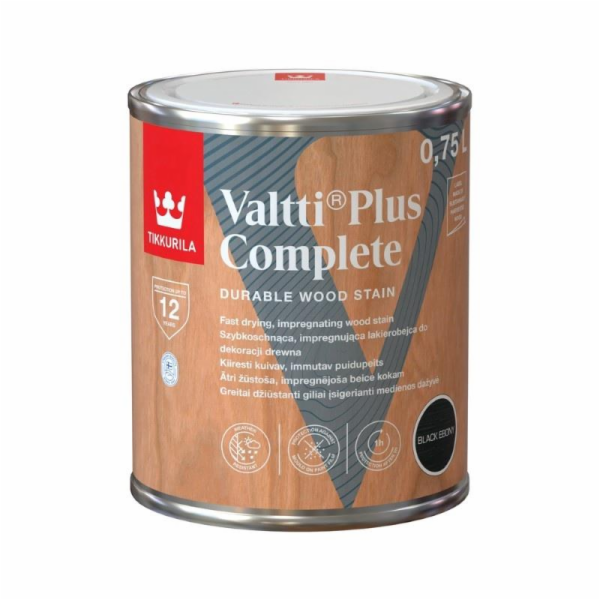 Impregnant Tikkurila Valtti Plus Complete, černý, 0,75l