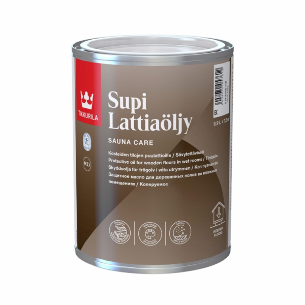 Podlahový olej Tikkurila Supi Lattiaoljy, bezbarvý, 0,9l