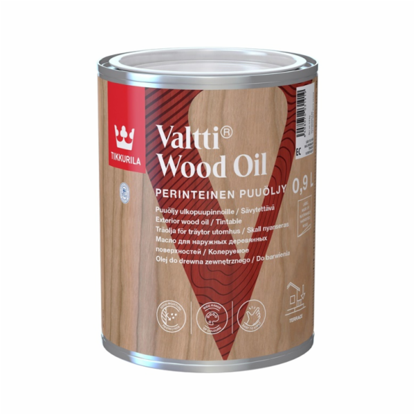 Olej na dřevo Tikkurila Valtti Wood Oil EC, transparentní...