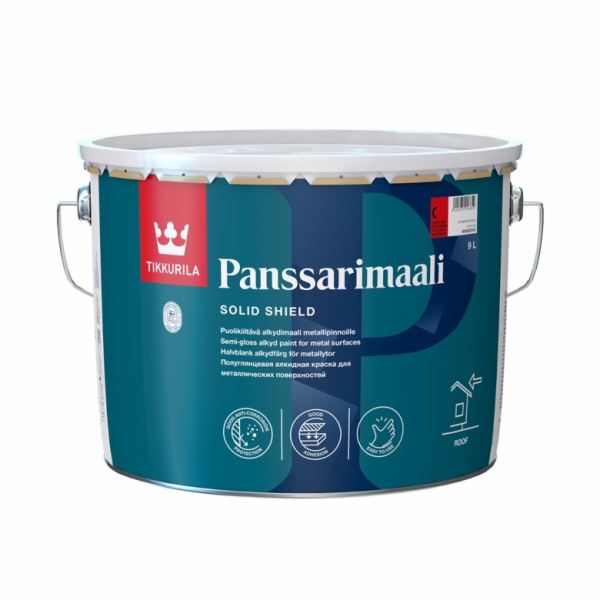 Barva Tikkurila Panssarimaali, základ C, 9 l