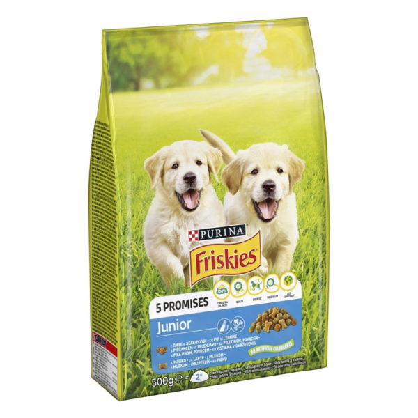 Suché krmivo pro štěňata FRISKIES, kuřecí maso, zelenina,...