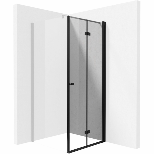 SPRCHOVÉ DVEŘE KERRIA PLUS NERO SKAID 80 CM