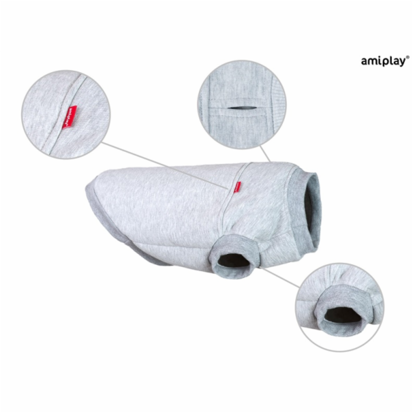 Svetr Amiplay Denver 128548, šedý
