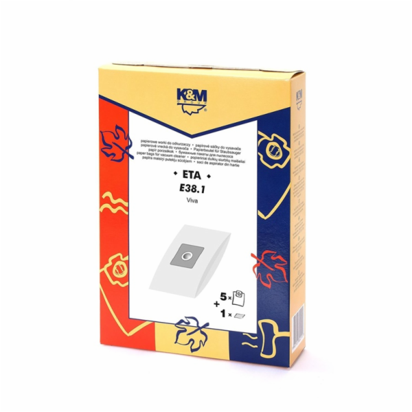 Sáčky do vysavače K&M E38, 5 ks.