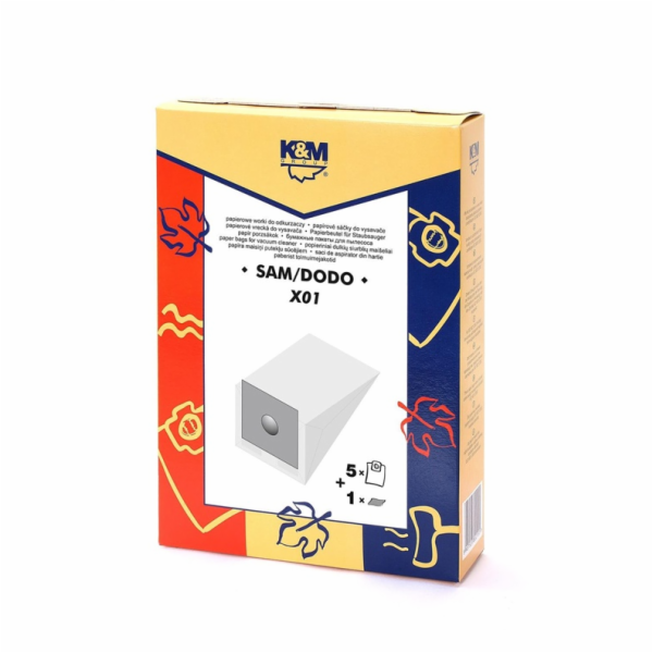 Sáčky do vysavače X01, 5 ks