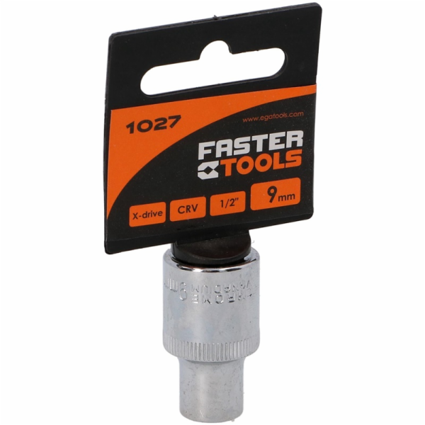 Hlava šroubu Faster Tools 1/2" 9 mm 1027