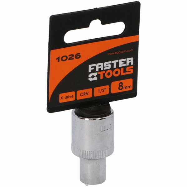 Hlava šroubu Faster Tools 1/2" 8 mm 1026