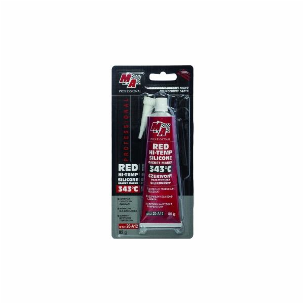Silikonový tmel Moje Auto, červený, 85 ml