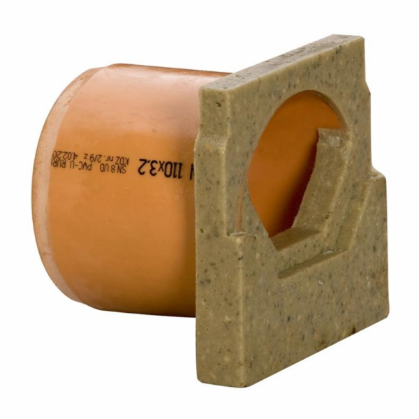 Zadní stěna s trubkou O 110 mm, Stora Drain Home