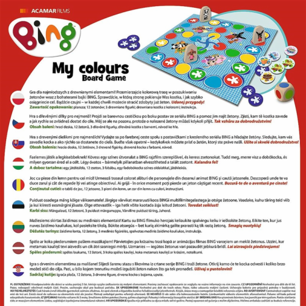 Stolní hra Trefl Bing My Colors 02256T