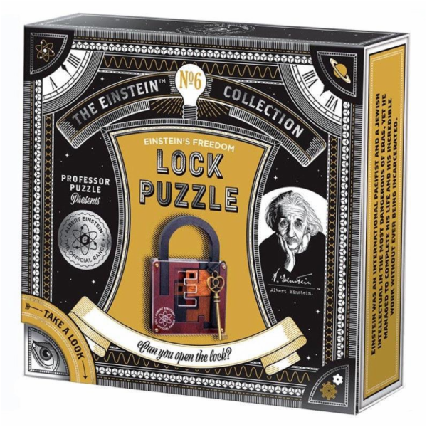 Desková hra Brain Games Einstein's Freedom Lock Puzzle