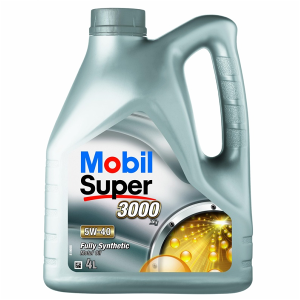 Automobilový motorový olej Mobil Super 3000x1, 5W-40, 4l