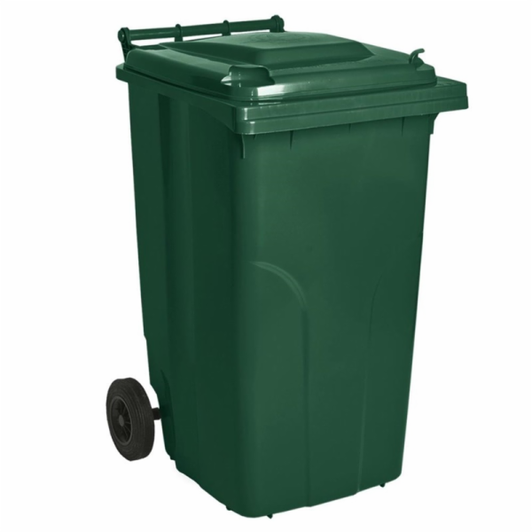 Venkovní odpadkový koš 2406296, zelený, 240 l