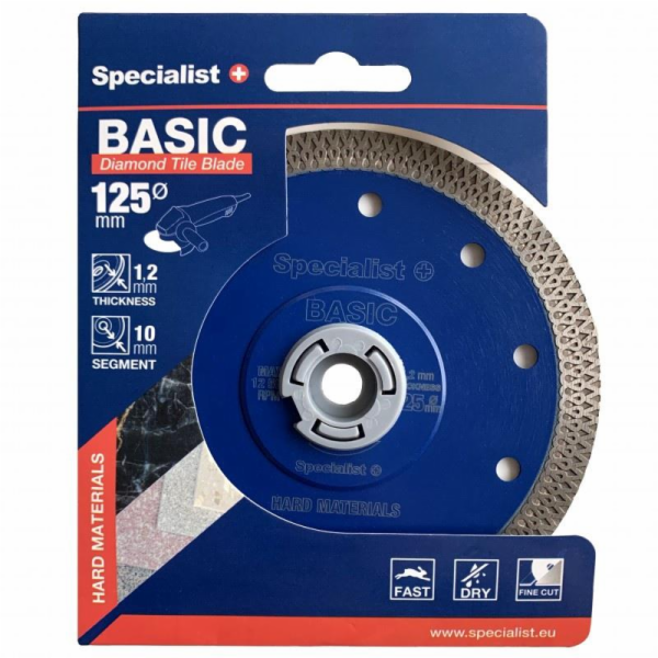 DIAM.DISC SPECIALIST BASIC 125X14X1,2 MM