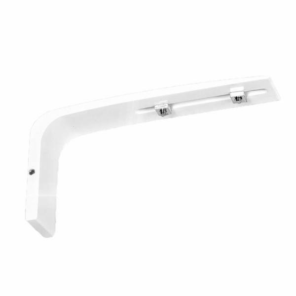 Držák univerzální s I/II drážkou, bílý 13,7cm