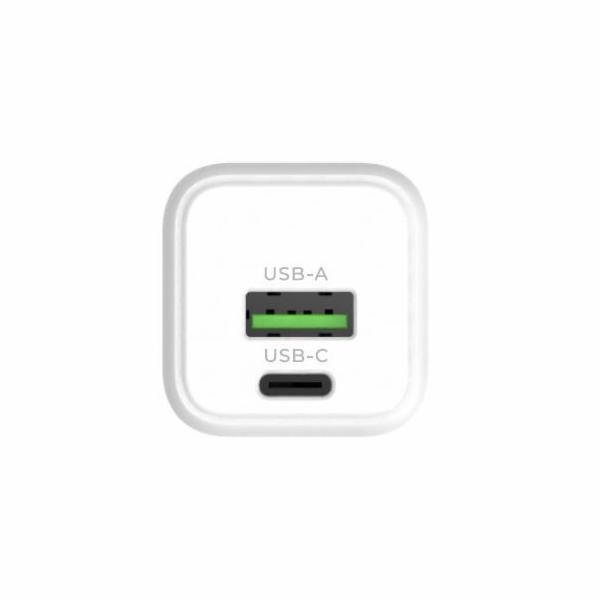 Nabíječka Standart GT-MJ65, USB/USB Type-C, bílá
