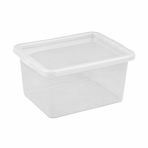 Úložný kufr OKKO BASIC BOX, 52 l, průhledný, 59,5×39,5×31 cm
