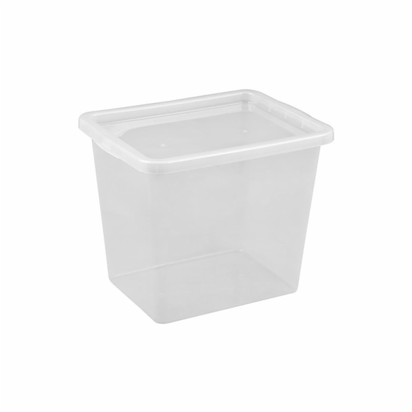 Úložný box OKKO BASIC BOX, 31 l, průhledný, 33×42,5×34,7 cm