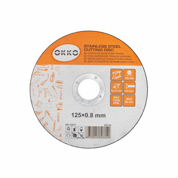 Kovový řezný kotouč OKKO 125x0,8mm