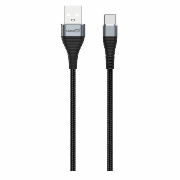 Kabel STANDART USB Typ AM, USB Typ CM, 1,2m, šedý