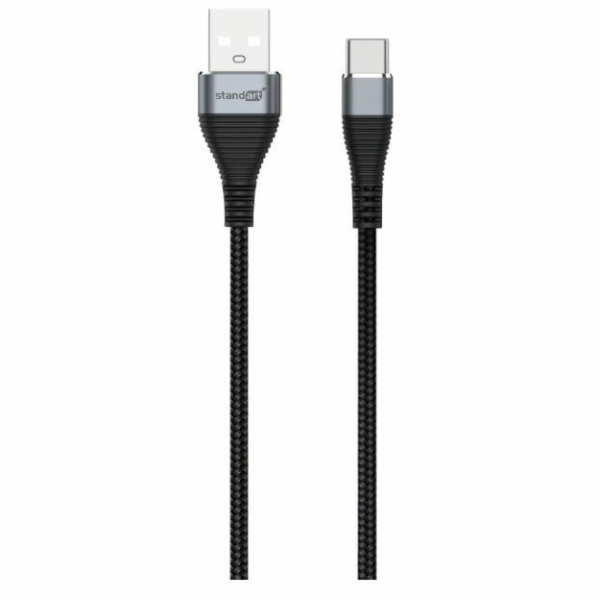 Kabel STANDARD USB Typ AM, USB Typ CM, 1,2m, stříbrný