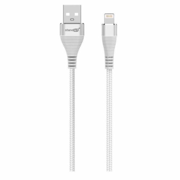 Kabel STANDARD USB Typ AM, Lightning M, 1,2m, šedý