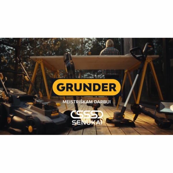 Akumulátorová úhlová bruska GRUNDER AG-B0118E, 18V