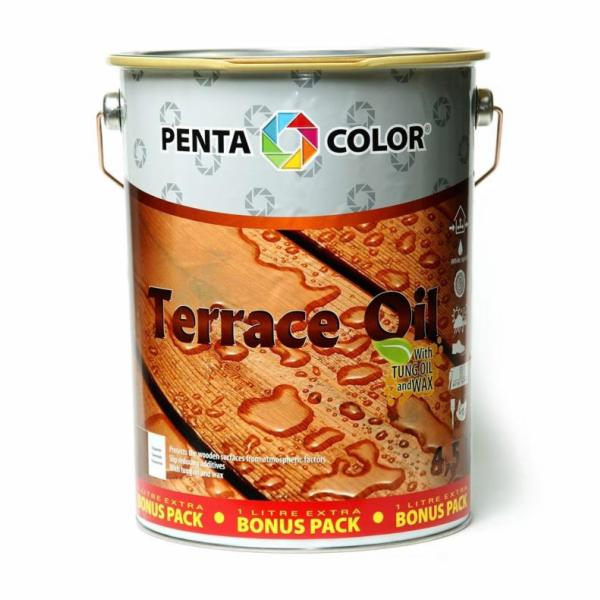 OLEJ NA TERASY S TUNGU "TERASOVÝ OLEJ" (ČERNÝ; 3,5+1 l)