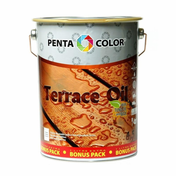 OLEJ NA TERASY S TUNGOVÝM "TERASOVÝM OLEJEM" (BAREVNÝ; 3,...