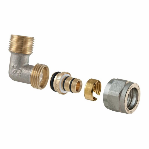 Dvojité demontážní koleno 1475, 18mm x 3/4", vnější závit
