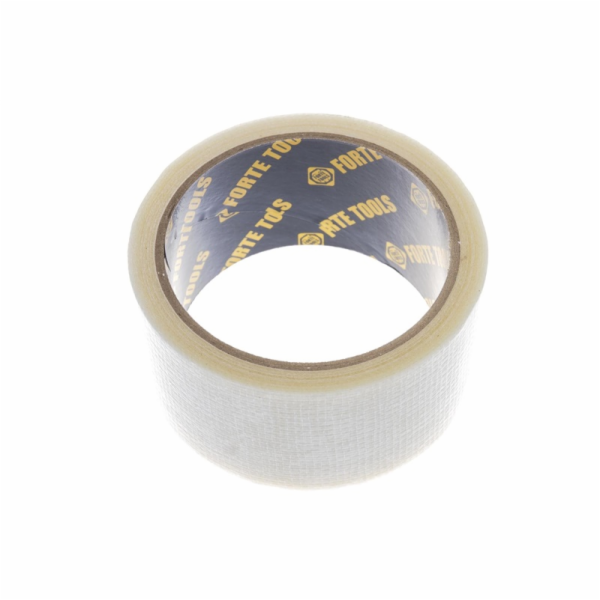 Lepicí textilní páska FORTE TOOLS, 10 m × 48 mm, transpar...